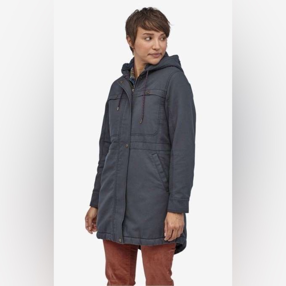 Patagonia insulated prairie dawn parka | dusty blue | size XL
